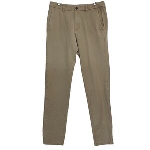 Lululemon Commission Pants Classic Khakis Chinos Beige LM5ACNS Mens Size 32 30”L